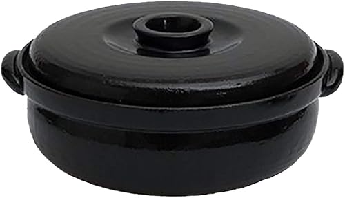 Olla japonesa Donabe Tsubo Banko-Yaki, para 4-5 personas, 3000 cc, color negro disponible en Yaxa Peru