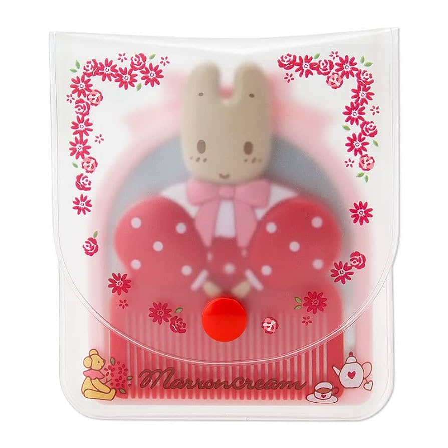 Amazon.co.jp: マロンクリーム ミラー&キャラクター形コーム