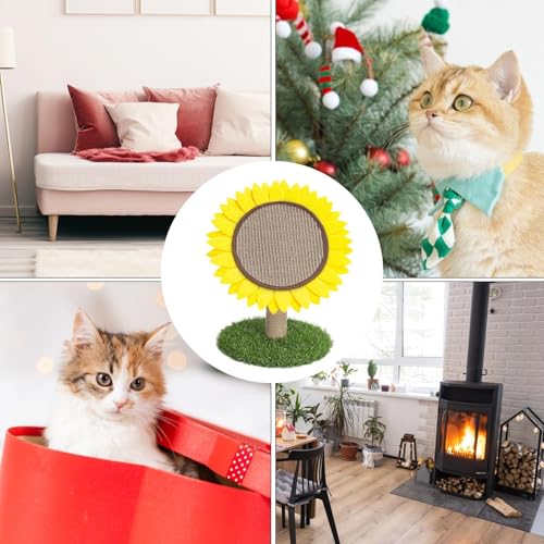 Petit griffoir recouvert de sisal pour chat - Arbre à gratter compact - 5