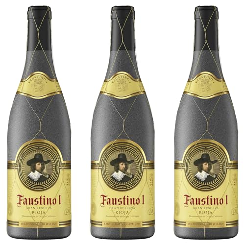 Faustino Faustino I Gran Reserva trocken Rotwein Wein Spanien inkl. FeinWert E-Book (3 x 0.75 l)