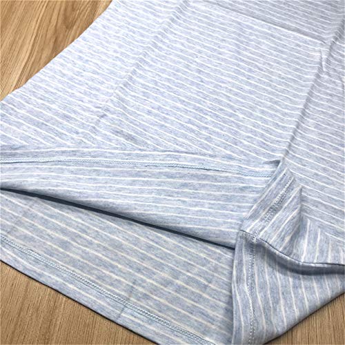 Image of Girl's Stripes Nightgowns Cotton Sleep Shirts Sleepwear Princess Nightdress