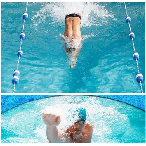 Kit de corde de piscine 7m haut de gamme avec flotteurs de sécurité durables