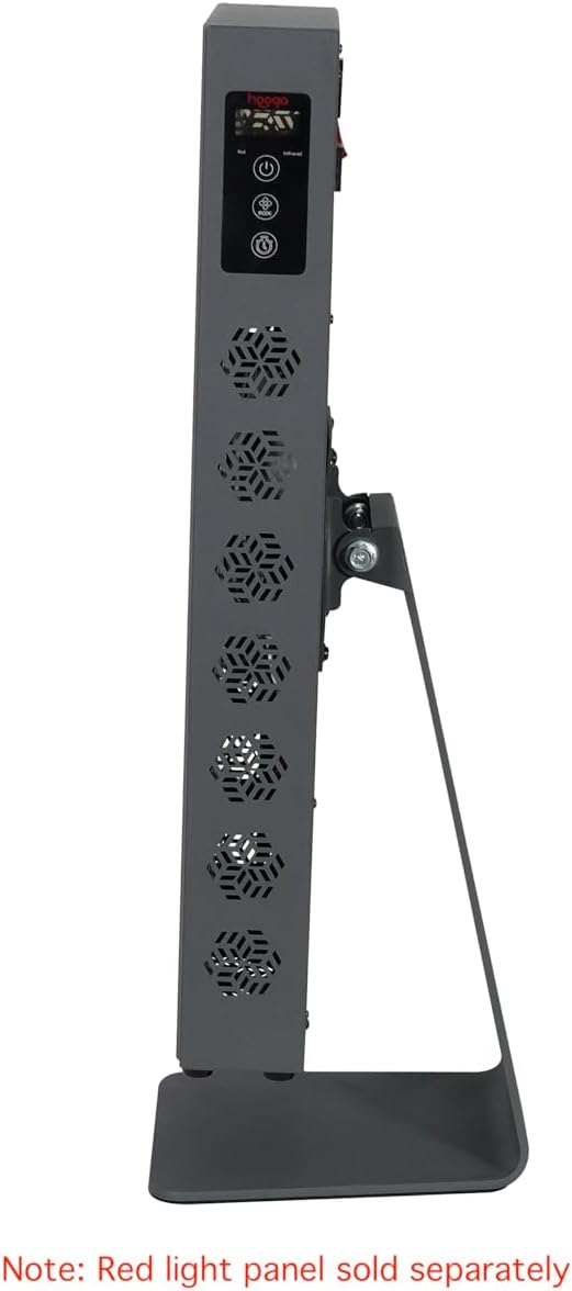 hooga Red Light Therapy Panel Stand Adjustable Tabletop Mount for PRO750 & ULTRA750 LED Panels, Pivoting Angle, Secure Mount, Stable Base