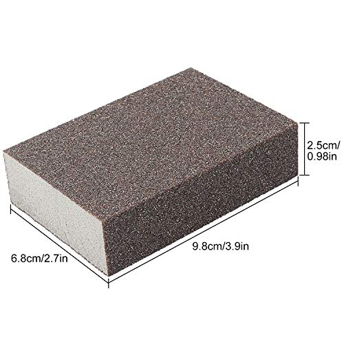 16 Pack Sanding Sponge, Wet Dry Sandpaper Block Sand Sponge, Coarse/Medium/Fine/Superfine 4 Different Specifications Sanding Blocks for Wood, Plastic, Metal, Furniture - Thumbnail 2