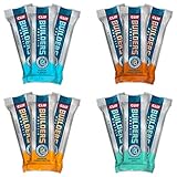 CLIF BUILDER'S Protein Bar - Crunchy Peanut Butter, Chocolate Peanut Butter, Chocolate Mint, Cookies and Cream (Variety Pack, 12 Count)