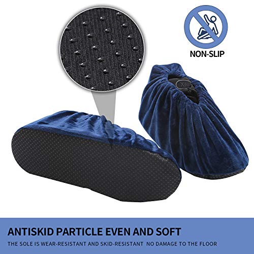 5 Pairs Reusable Non Slip Shoe Covers, Premium Soft Washable Thickened Boot Shoe Covers For Household, Office, Laboratory #TOP4