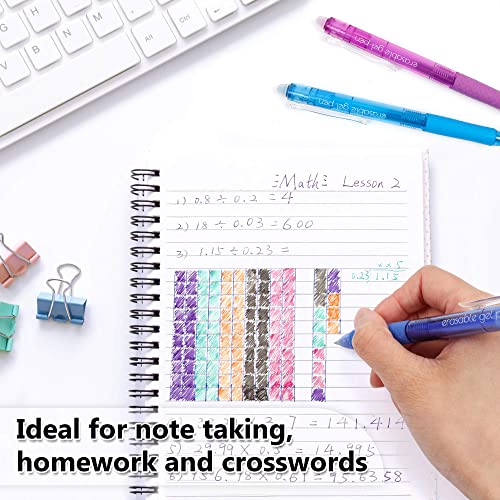 Vanstek 26 Colors Erasable Gel Pens, Retractable Erasable Pens Clicker, Fine Point(0.7), Make Mistakes Disappear, Premium Comfort Grip For Drawing Writing Planner And School Supplies #TOP3