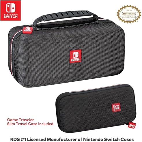 Game Traveler Officially Licensed Nintendo Switch OLED & Nintendo Switch GoPlay System Case - BONUS Slim Case Included, Travel with Your Complete NSW System and/or Your Handheld, (NNS5000) : Video Games