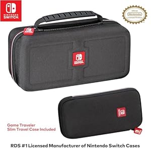 Game Traveler Nintendo Switch Go Play System Case – Switch Case for Switch OLED, or Switch, 2 Cases-In-One, Allows You To Travel With Your Full System or Just the Slim Switch Case, Licensed by