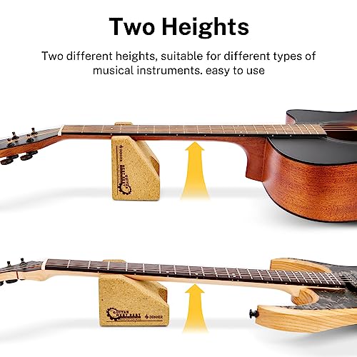 Donner Guitar Neck Rest Cradle, Guitar Bench Neck Support Pillow for String Changing, Repair Cleaning Care Tool for Guitar Workstation - image 4
