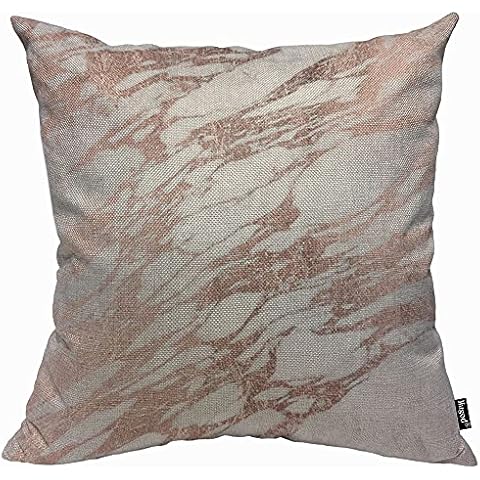 Mugod Rose Gold Marble Cushion Cover Cover