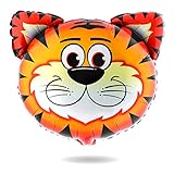 Süßer Kinder Luftballon mit Tiermotiv als Affe, Elefant, oder Tiger - so findete jedes Kinder das passende Tier