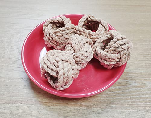 Jute Napkin Rings Set Of 12, Classic Hand Woven Napkin Holders, Decorative Serviette Ring, Christmas Party Decoration, Dinning Table, Everyday, Family Gatherings - Set Your Table With Style - Natural #TOP5