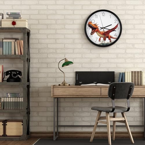 Horloge murale à piles sans tic-tac avec mécanisme de balayage fluide - 7