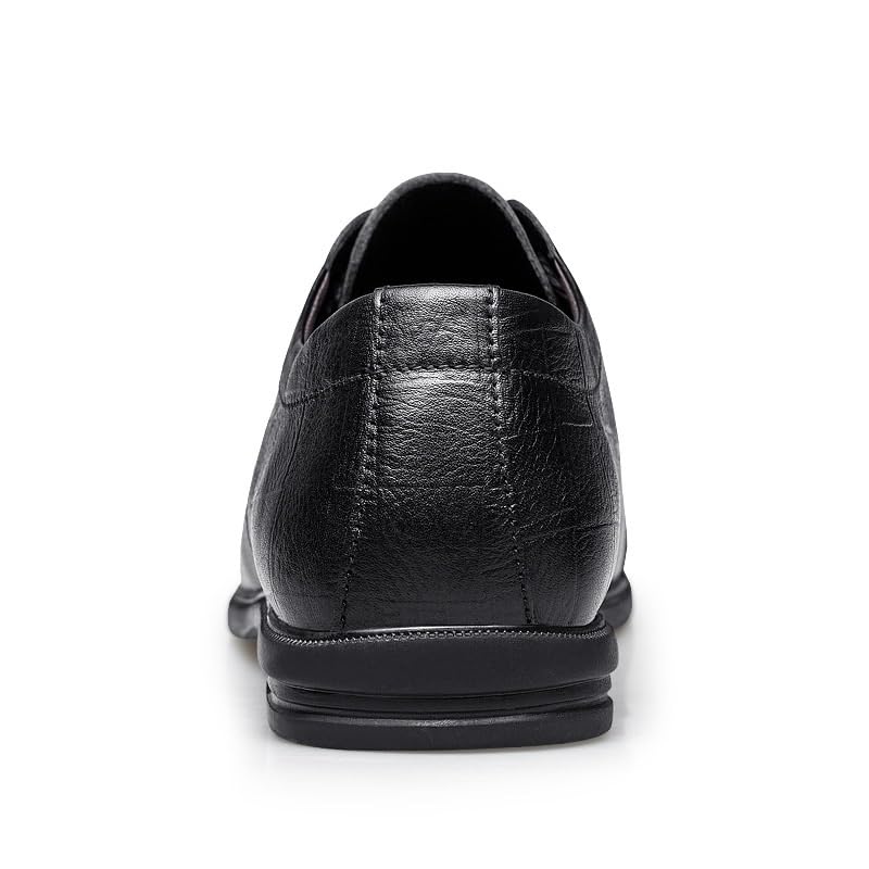 Men's Pointed Toe Brogue Oxfords Shoes Men Formal Business Casual Derby Shoe Non Slip Fashion Plaid Upper Tuxedo Shoes for Men4