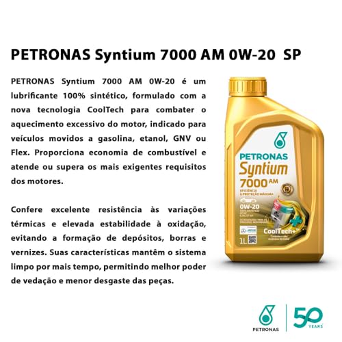 Oleo Petronas Syntium 7000am 0w-20 API SP Sintético