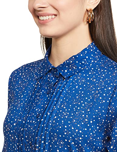 Image of Amazon Brand - Symbol Women Rayon Fit and Flare One Piece Midi Length Dress (Available in Plus Sizes)