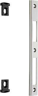 BKS Türrahmen U-Profilschließblech B-9000 eckig Stulp: 216 x 24 x 6 mm, Edelstahl, Schließblech DIN L/R