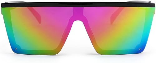 Miniatura 2 de FEISEDY Gafas de sol para niños, gafas de sol cuadradas con protección superior plana con sombras de moda sin montura para edades de 1 a 7 años,