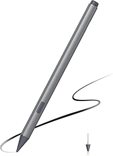 TiMOVO Stylus Pen for Surface Pro 9/8/7+/X/7/6/5/4/3,Surface Go 3/2/Go/3,Surface Laptop 4/3/2/1,Surface Book/Studio/Duo,4096 Level Pressure&Tilt Palm Rejection Pencil for Windows,HP,ASUS - Space Gray