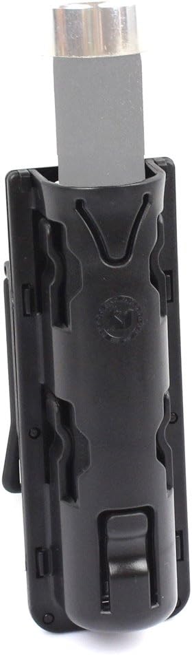 FOXSUR 360 Degree Rotating Telescopic Baton Pouch, Expandable Baton Holder Pouch, Baton Holsters, Tactical Flashlight Holsters