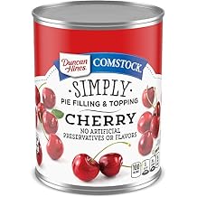 Duncan Hines Comstock Cherry Pie Filling and Topping, 21 oz. Pack of 8