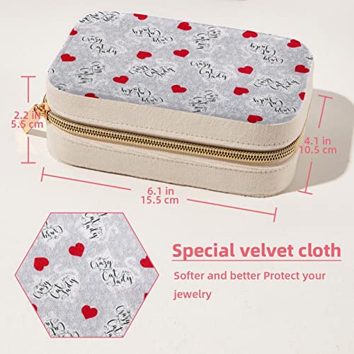 Boîte à bijoux de voyage portable pour bagues et colliers - 6