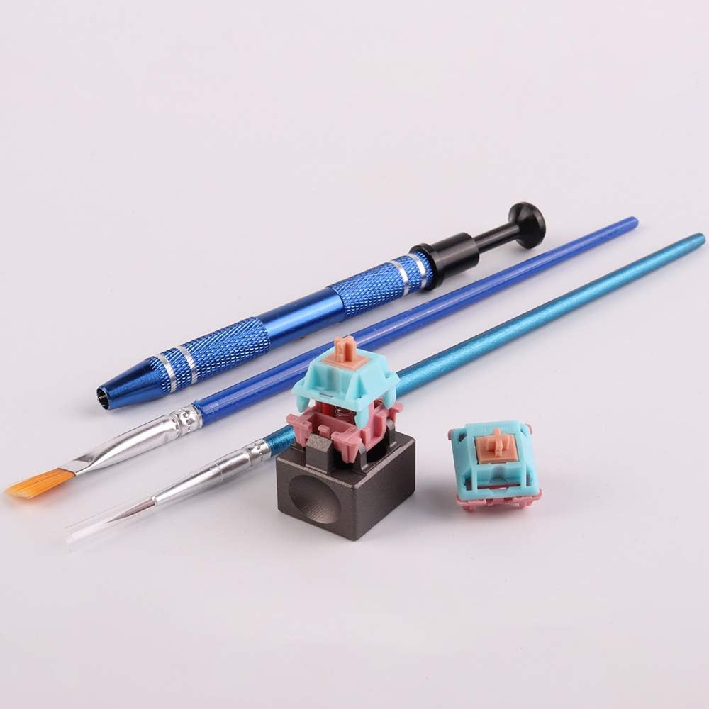 Metal Switch Opener Lubrication Kit Mechanical Keyboard Keycaps Aluminum Alloy Opener Instantly for Cherry Mx Switches