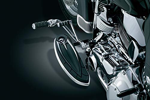 Kuryakyn 4566 Motorrad Fußsteuerungskomponent: Zombie Skull Driver Board Floorboard Abdeckungen Cover