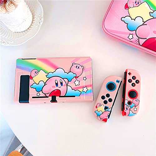 Wymddym Protective Case For Switch,Kirby Case Compatible With Nintendo Switch, Cute Kirby Game Accessories Soft Slim Cover Shell For Console #TOP5
