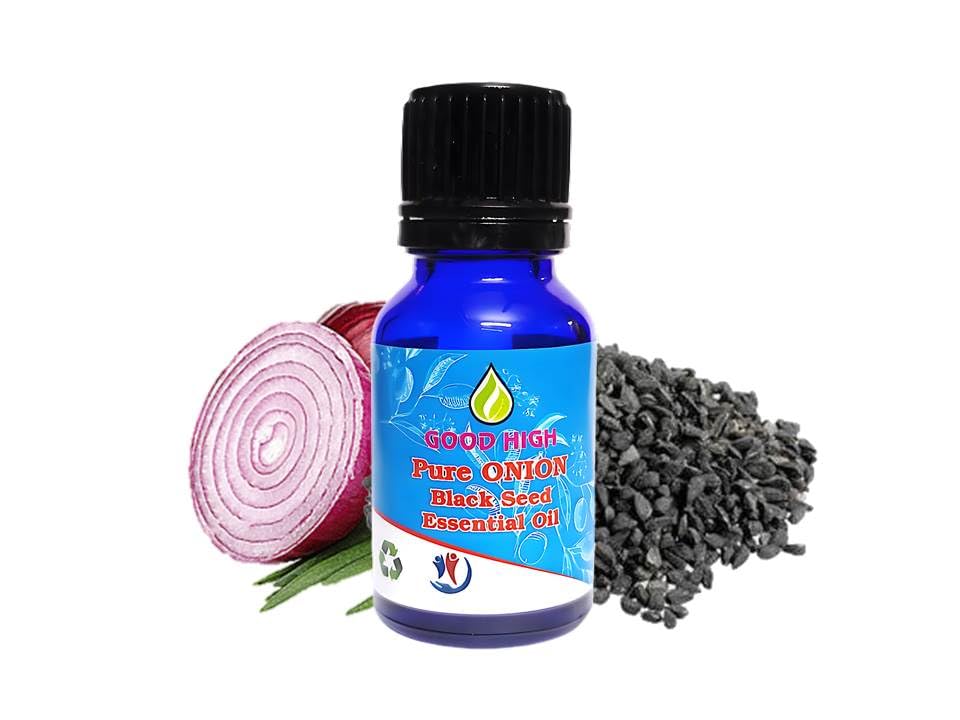 Good High Onion Black Seed Essential Oil 100% Pure Natural Organic Vegan and Undiluted Essential Oil - For Personal Care - Essential Oil By Good High (10 mL)-image-30