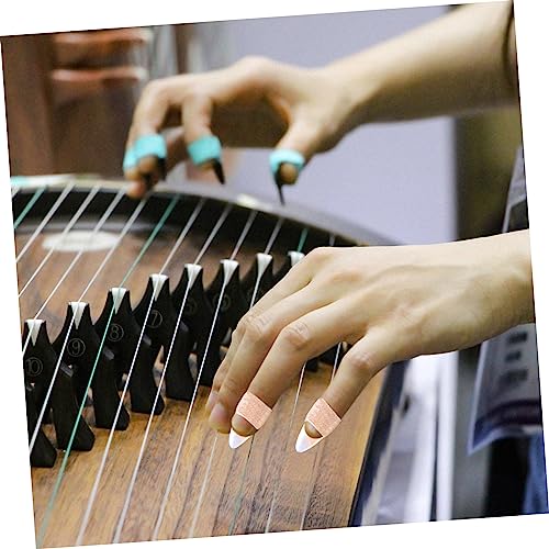 Milisten Professionelle Fingerbänder Für Guzheng Und Pipa Selbstklebend Atmungsaktiv Finger Schutzbänder Für Bühnenperformance Und Musikspieler 2 Stück