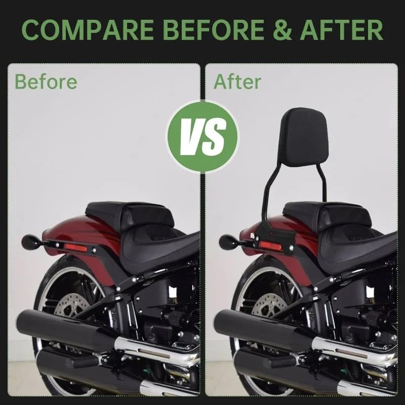 Coussin appui-dos de passager arrière pour Softail Slim - 3