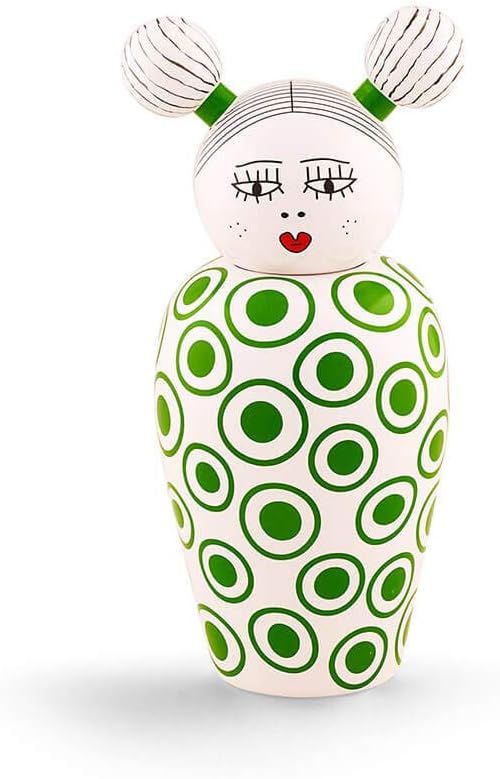 Seletti Izumi Dolomite Vase with Cover (Green)