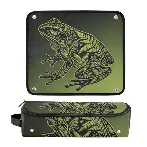 Organizador y Alfombrilla Resistente al Calor 2 en 1 para Herramientas de Cabello con Cierre Impermeable para Plancha, Rizador y Secador miniatura 3