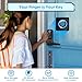 Smart Door Lock with Handle, Keyless Entry Digital Lock for Front/Interior Door,Fingerprint Exterior Locks, Electronic Deadbolt with Keypad,Biometric Door Knob,Smart Locks for Home, Apartment, Office