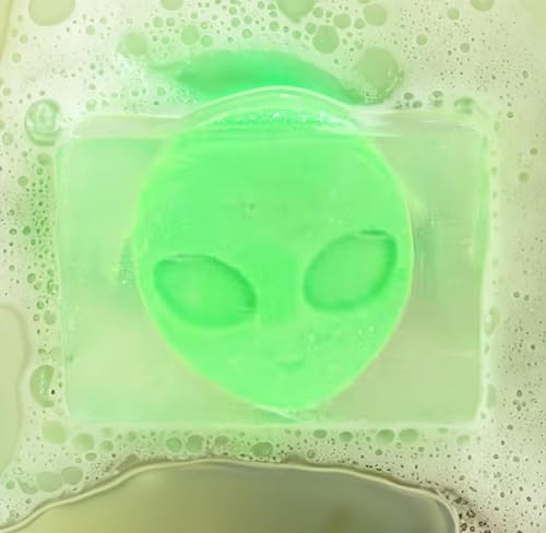 Miniatura 3 de Alien themed Tropical Fruit & White Florals Soap Handmade with Coconut, Lime & Lemon Verbena