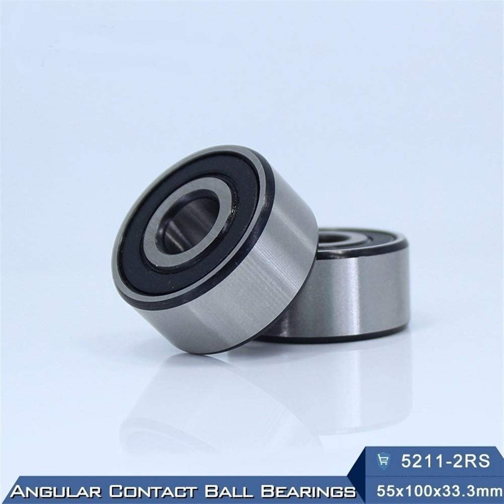 TMP1105 544162 5211 2RS 5211RS 3211 2RS 3056211 Rodamiento rígido de Bolas Rodamientos axiales de Bolas de Contacto Angular de Doble hilera 55 x 100 x 33,3 mm Rodamientos