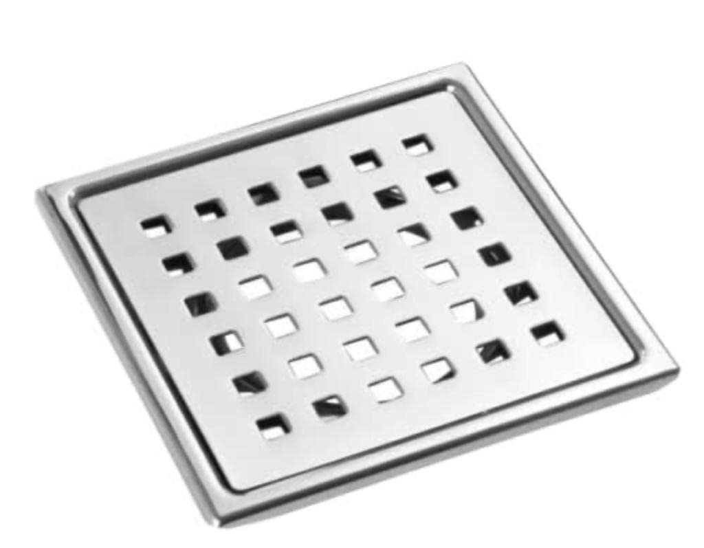KAASHEE Stainless Kitty Steel Bathroom Floor Water Drain Grating (Floor Jali) (Gratings with ...
