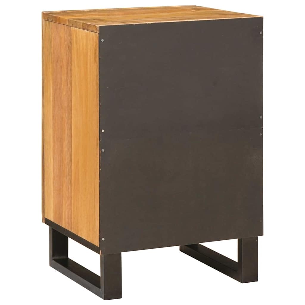 Armario de baño marrón 38 x 33 x 58 cm, mango de madera maciza, armario de baño duradero con puerta y estantes, almacenamiento independiente para baños modernos