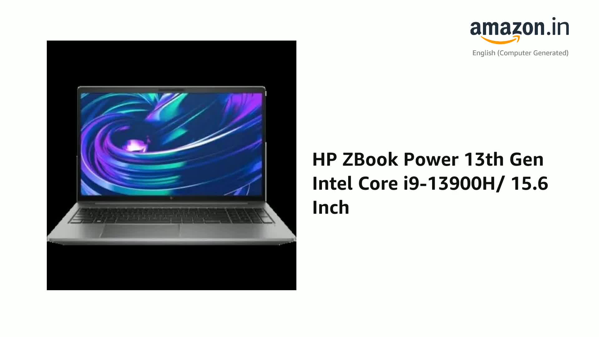 HP ZBook Power 13th Gen Intel® Core™ i9-13900H/ 15.6 Inch(39.6 cm