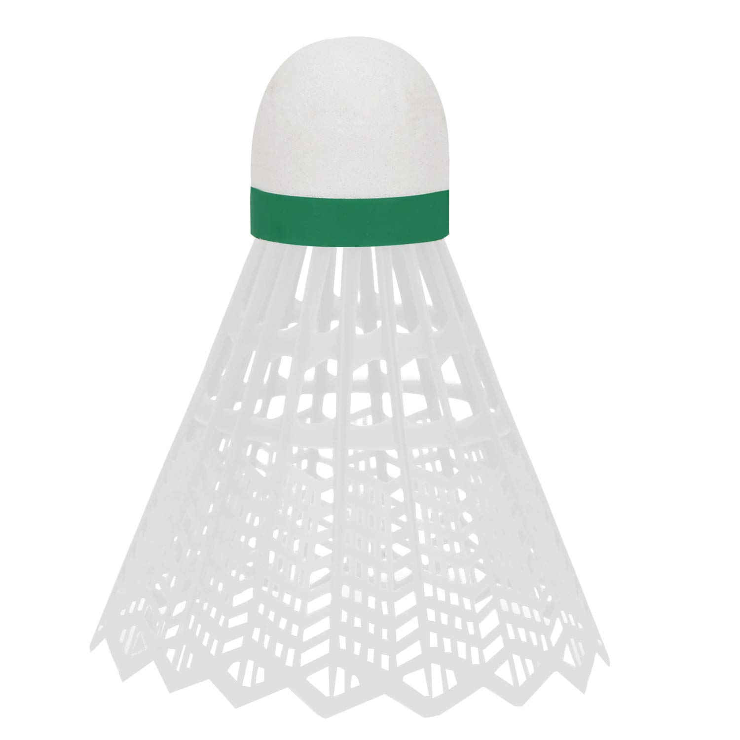 NONGI 200 Combo Plastic Badminton Shuttlecock Pack of 10(White) 1
