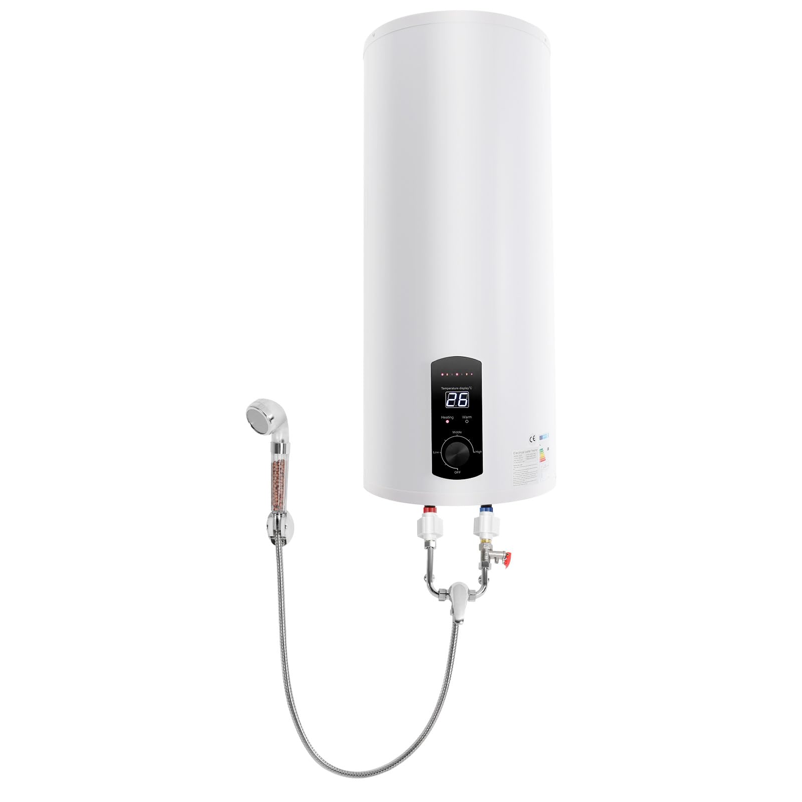 Chauffe-eau électrique 60 L 2000 W mural vertical classe énergétique B