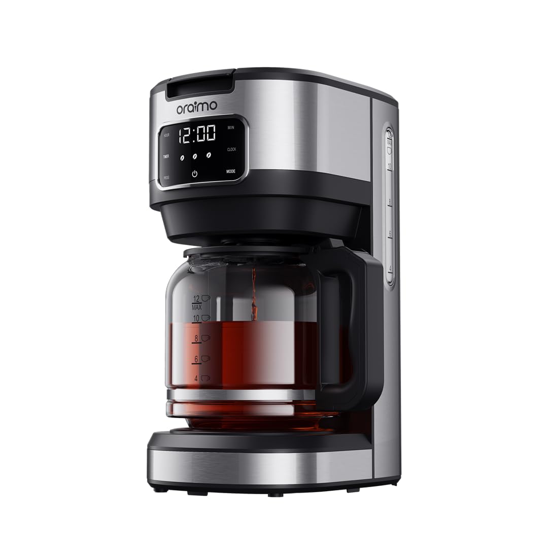 ماكينة تحضير القهوة بالتنقيط BrewDrip-OCF-201A بنظام تحكم مخصص في النكهة والقوة مع شاشة رقمية من اورايمو