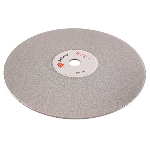 Image of 6 inch inch 150 mm Grit 320 Diamond Grinding Disc Abrasive Wheel Coated Flat Lap Disk Jewelry Tools for Gemstone Glass Rock Ceramics