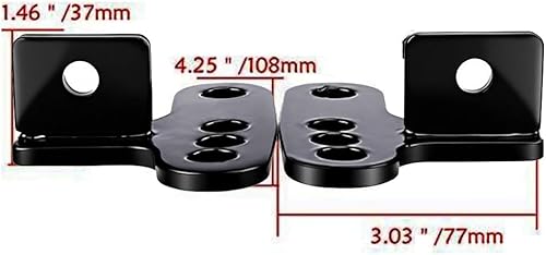 Miniatura 5 de Bloques de bajada de motocicleta trasero ajustable 1 pulgada + 2 pulgadas + 3 pulgadas Kit de eslabones de bajada de suspensión para Harley