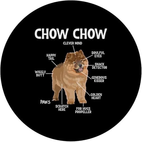 Miniatura 3 de Chow Chow Dog Chow Chow Lover Chow Chow Owner PopSockets Swappable PopGrip