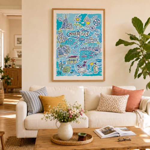Affiche Marseille 30x40 cm Olf Art & Affiches poster déco originale - 3