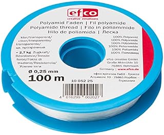 Efco Polyamide Thread tensile Force Approx. 2,7 kg ø 0,25 mm 100 m Clear, 12 x 5 x 2 cm