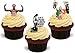 12 x UFC Conor McGregor - Fun Novelty Birthday PREMIUM STAND UP Edible Wafer Card Cake Toppers Decoration